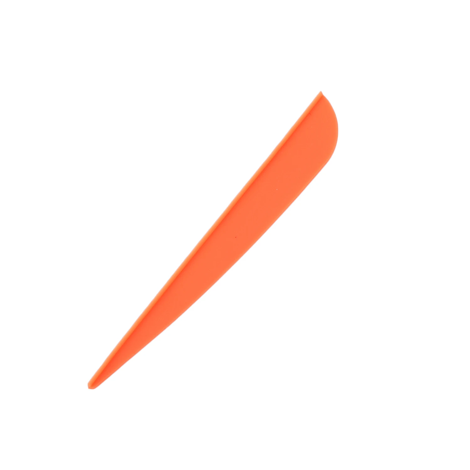A56XQ Arrows Vanes 4 Inch Plastic Feather Fletching for DIY Archery Arrows 50 Pack(Orange)