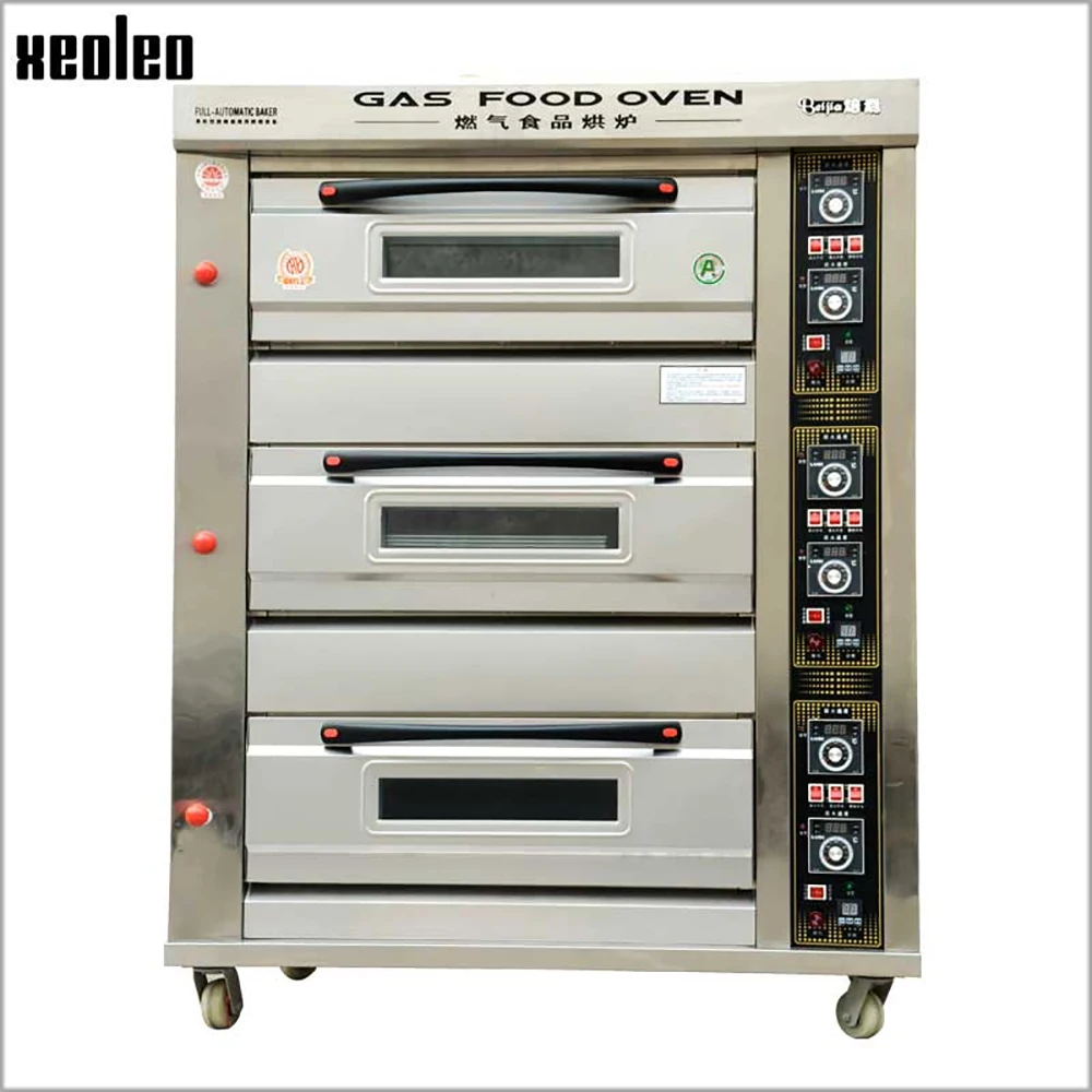 

XEOLEO Commercial LPG Gas Baking Oven Food Home Cabinet Stainless Steel Cooker Bread/Pizz/Cake Kitchen Accessories ​Gas Machine
