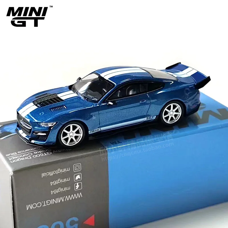 

TSM MINI GT 1:64 #568 Ford Performance Shelby GT500 Dragon Snake Concept, литая модель гоночного автомобиля, детские игрушки в подарок