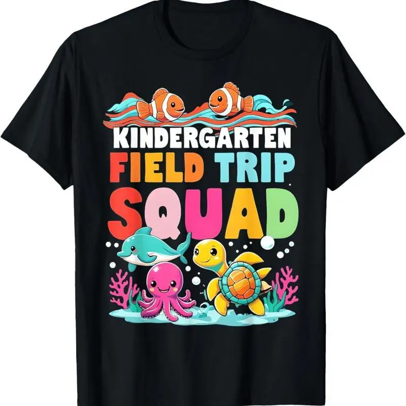 Sea Life Aquarium Underwater Field Trip Squad Kindergarten T Shirt
