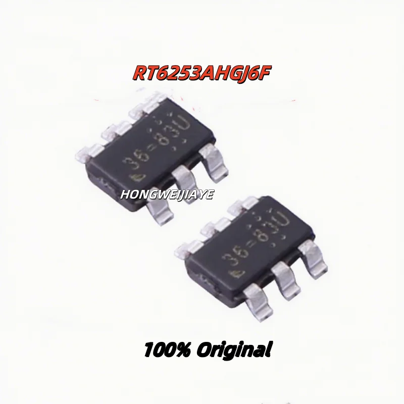 

10PCS 100% New RT7737GGE OU= RT6253AHGJ6F 36= RT8481GE 0D=M4A SOT-23-6 Brand New Original Chips ic