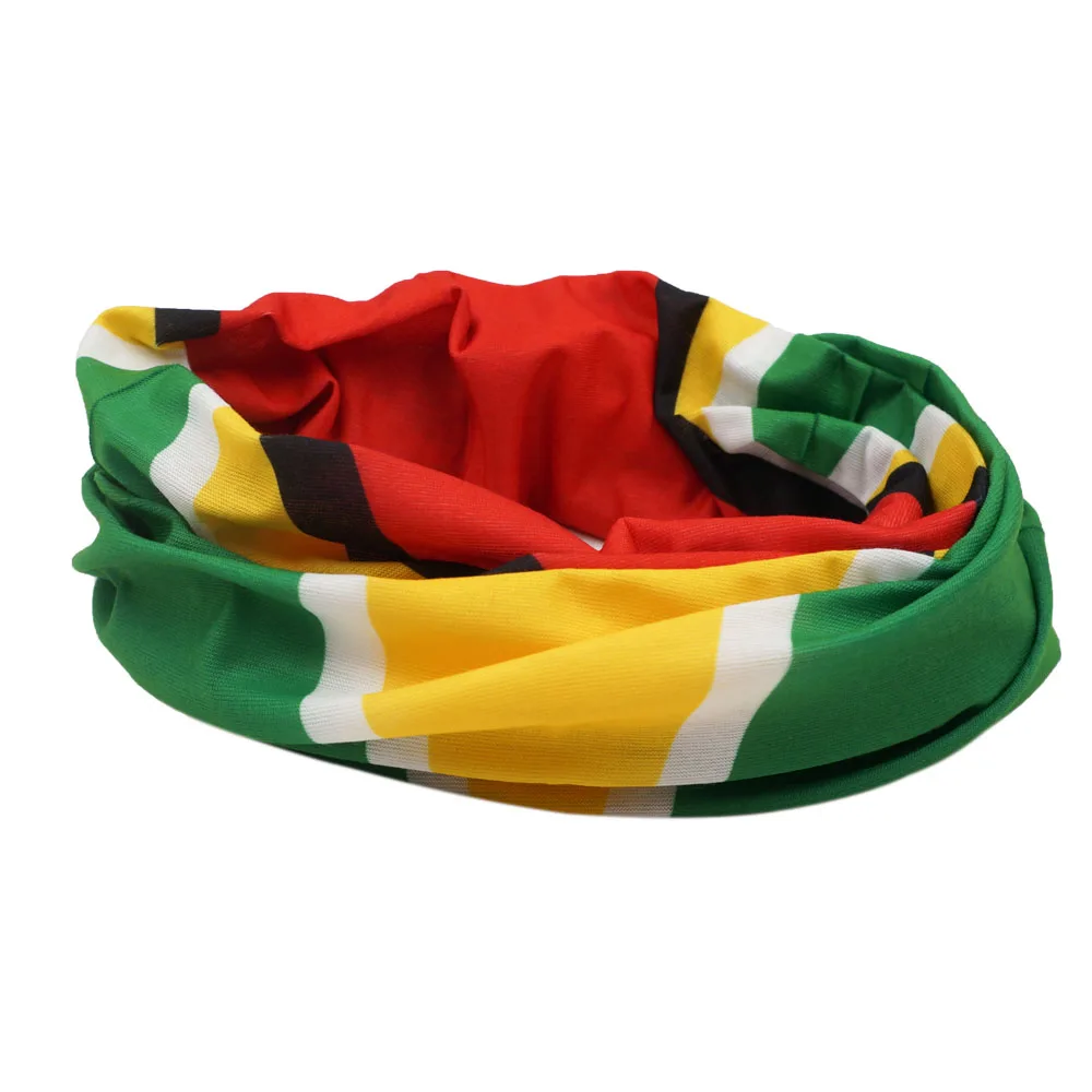 Guyana National Flag Bandana Summer Outdoor Headband Running Cycling Scarf Women Neck Gaiter Fishing Face Mask for Men Balaclava