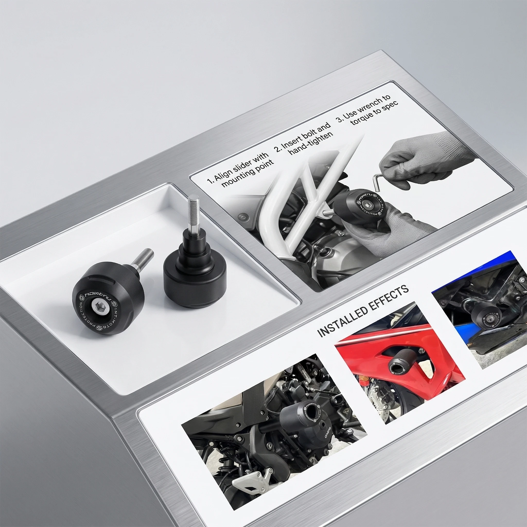 

Motorcycle Accessories Incline Crash Protection for BMW Motorrad S1000RR M1000RR 2019-2025