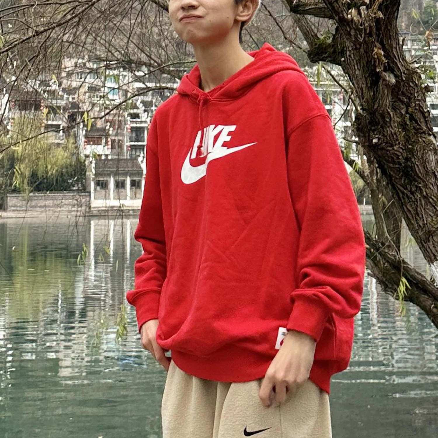 Nike Authentic 2026 Spring Women's Hoodie with Printed Head BV4127-632