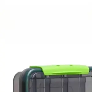 Waterproof Fishing Tackle Container with Movable Dividers for Organizing Lures Lines and Terminal Tackle 35x21x5cm