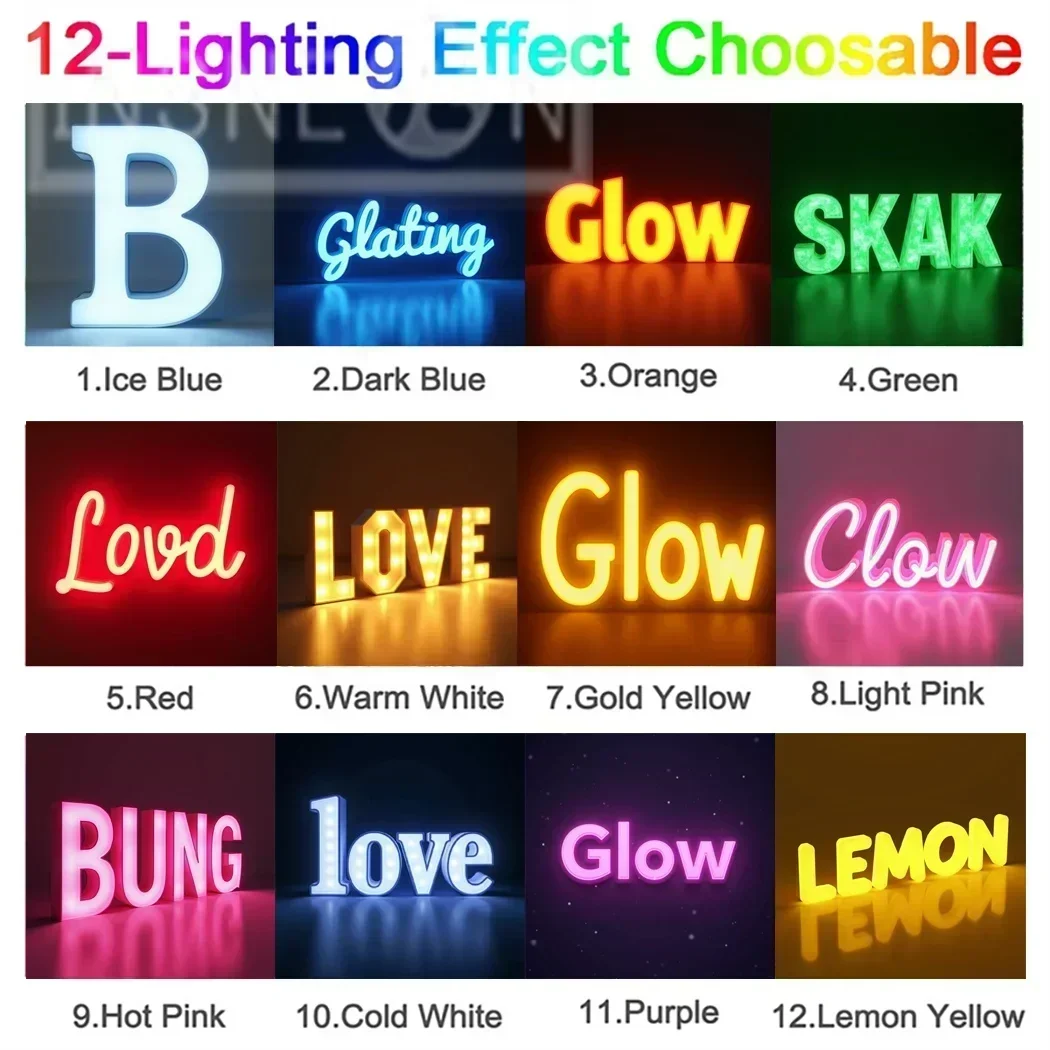 Custom 3D LED Frontlit Metal Letters Sign For Business Storefront Waterproof Illuminated Light Up Advertising Signage Display