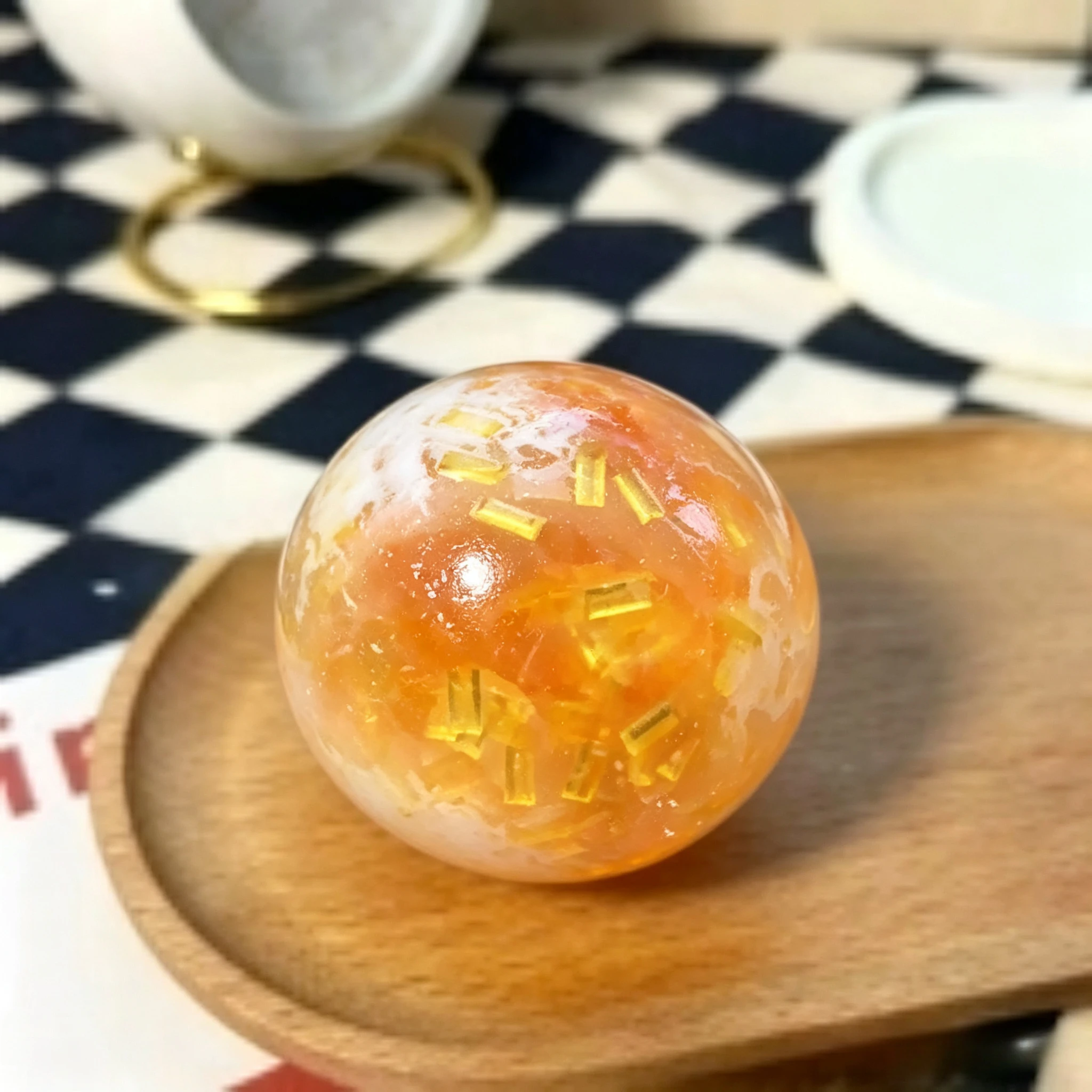 Crushed Crystal Ice Squeeze Ball Soft TPR Shapeable Fidget Sensory Toy Stress Relief Anti-Anxiety Toy for Kids Adults Gift view 3