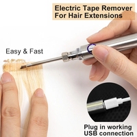 Electric Tape Remover Plug-in Working No Battery Flat Soldering Tip Tape Extensions Removal Electric Hair Remover 5V 2A