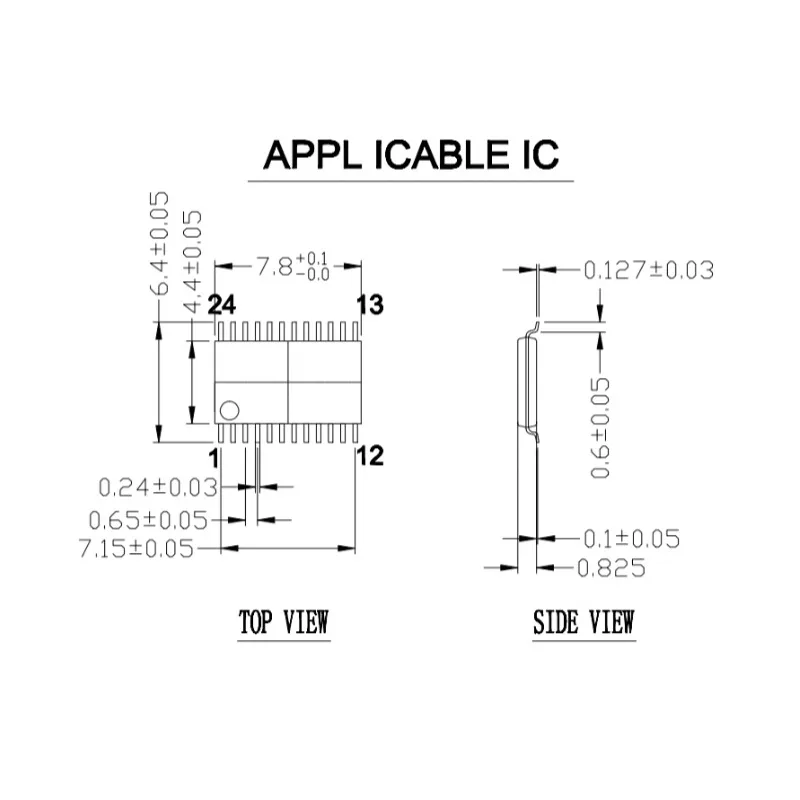 SOP24 (28) -0.65 with foot IC socket OTS24-0.65 downward pressure test seat 0.65 spacing burning seat