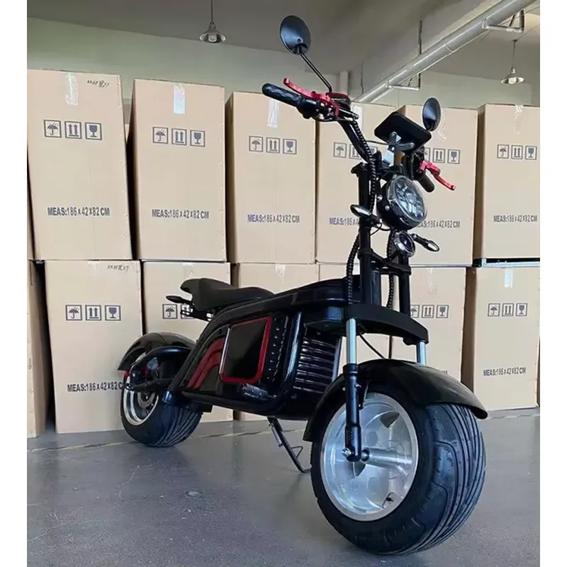 STROVAN 12inch Factory Price Chopper Model HULK 2000W 3000W 20AH 55AH Long Range Electric Scooters 2 Wheel Citycoco Adult