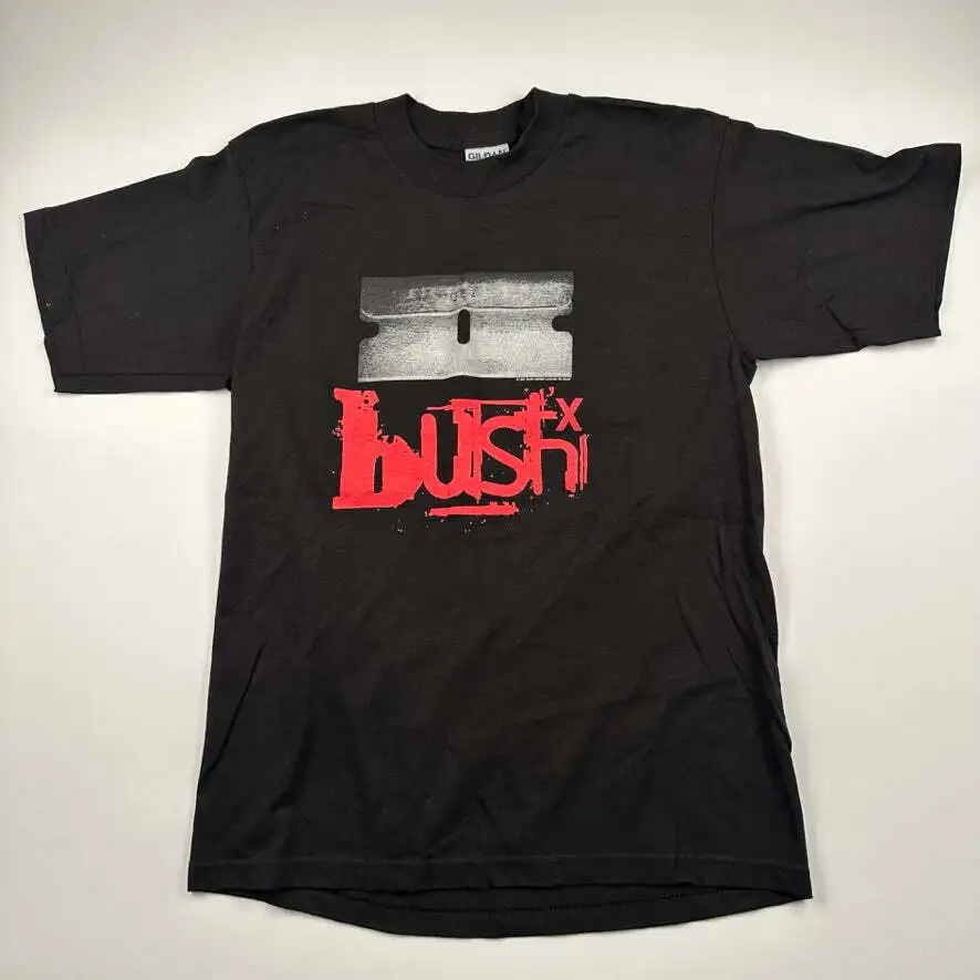 Vintage 1997 Bush T Shirt Medium Razorblade Suitcase