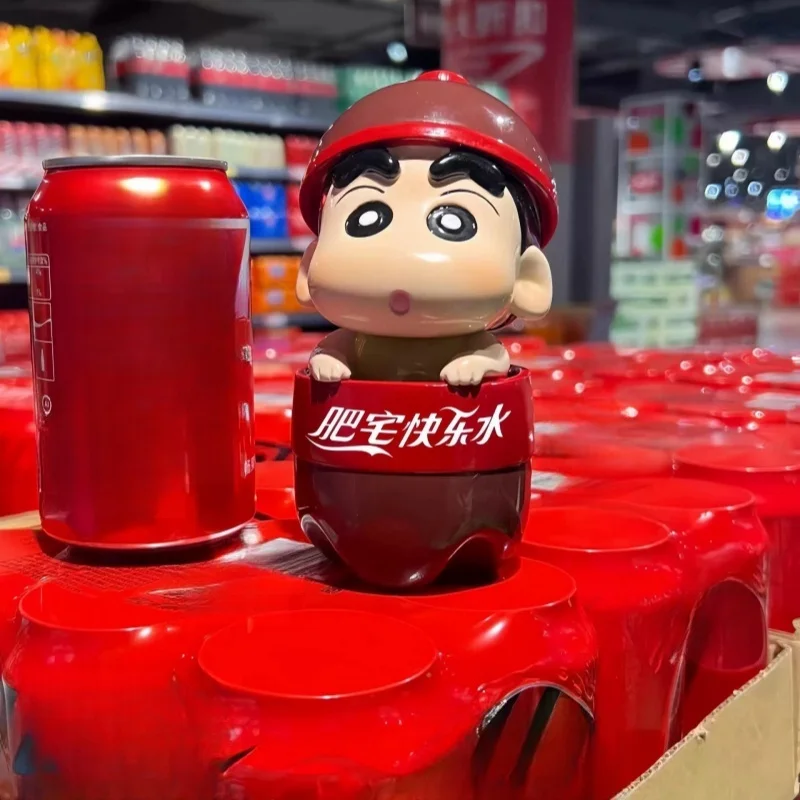 Trend Crayon Shin-Chan Small New Hand Action Figure Living Room Tv Cabinet Kitchenware Office Desktop Decoration Toy Gifts