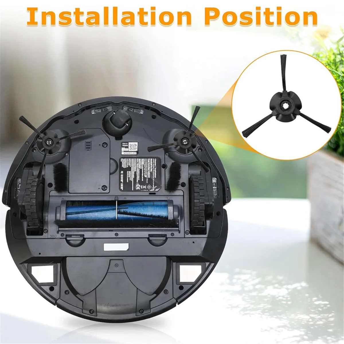 

MARQ 8 Pack Side Brushes Replacement for Shark Matrix Robot Vacuum RV2310, RV2310AE, AV2310, AV2310AE, RV2300 Vacuum Cleaner