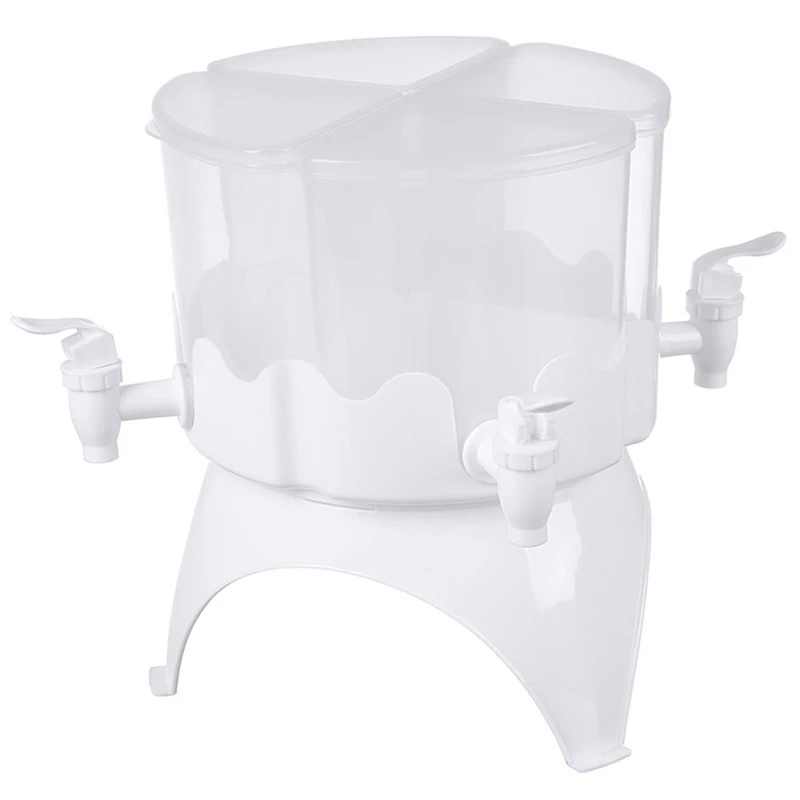 360°Rotating 5.2L Cold Kettle With Faucet Refrigerator Juice Teapot Cold Drink Bucket Container Dispenser Drinkware Jugs Durable