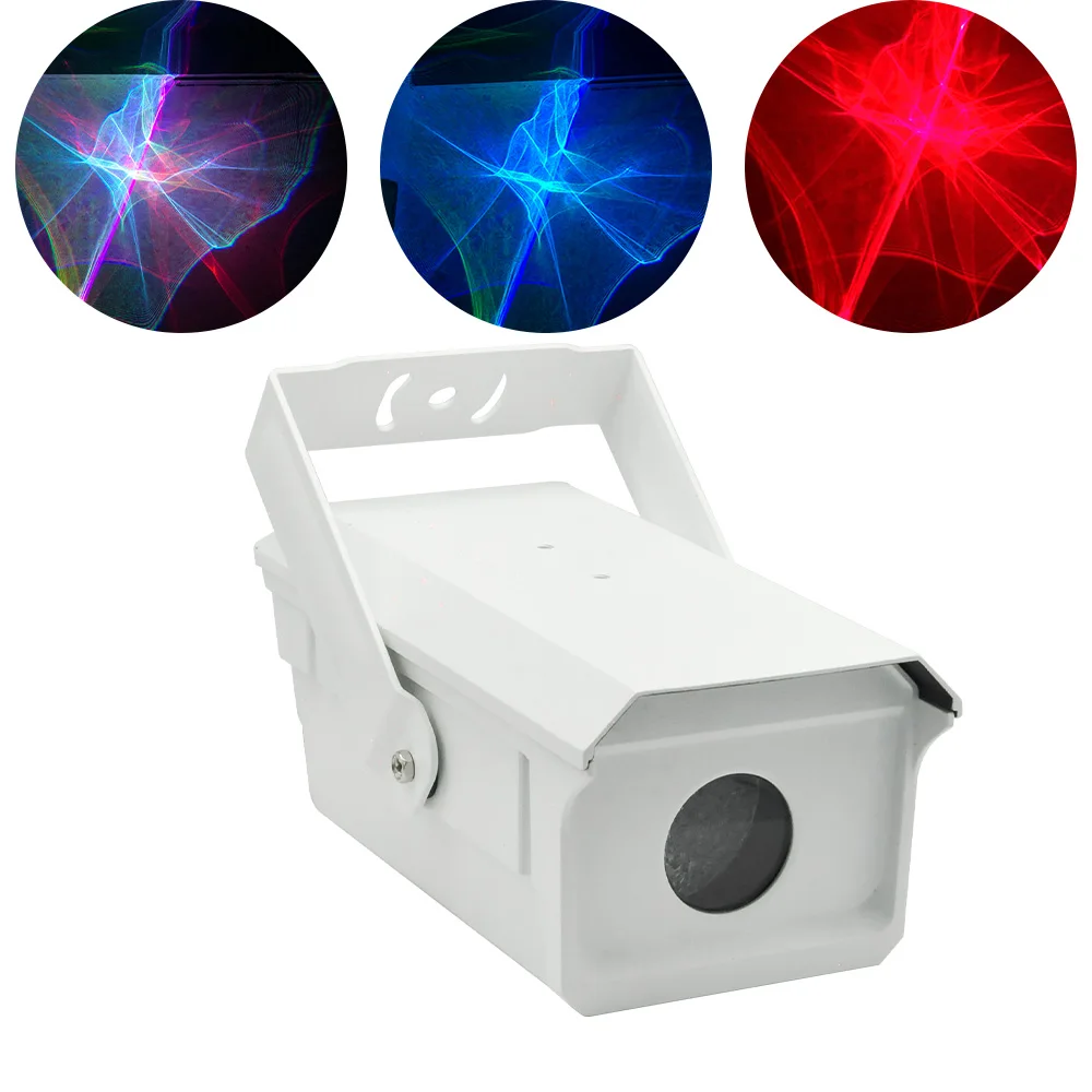 Laserowa lampa zewnętrzna 2W Polar Aurora Boreali, oświetlenie RGB DJ, wodoodporny projektor gwiazd i północnych świateł do dyskotek