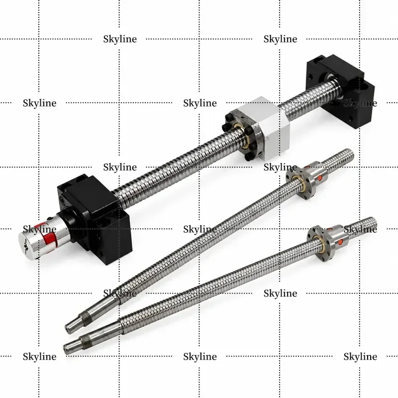 Ballscrew Set Sfu1204 Sfu1605 Sfu1610 1200mm 1500mm 1600mm 16mm For Cnc Machine Parts