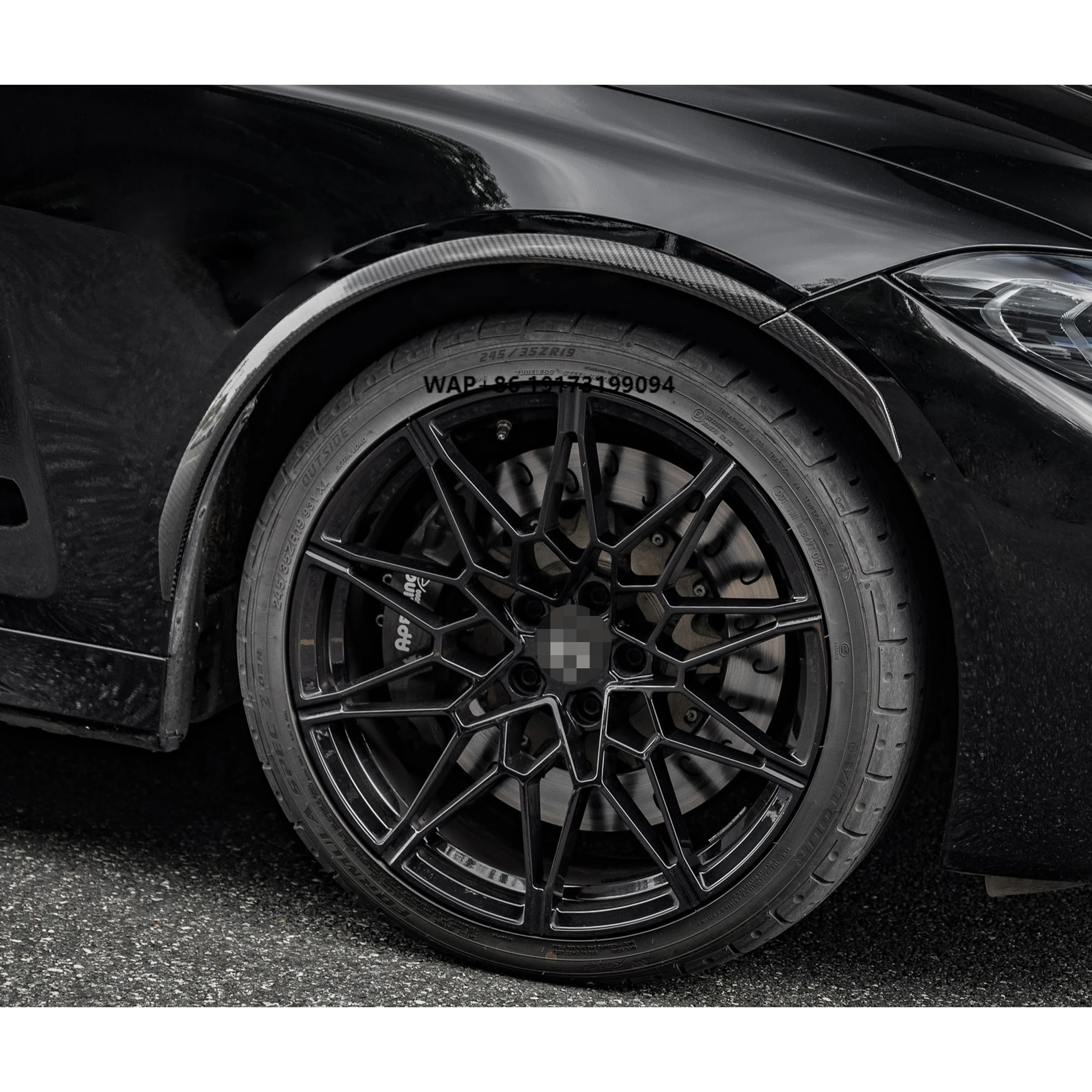 

8 PCS MP Style Dry Carbon Fiber Wheel Arches 2021+ for B-MW G22 G23 Coupe Accessories Cover for Wheel Arches