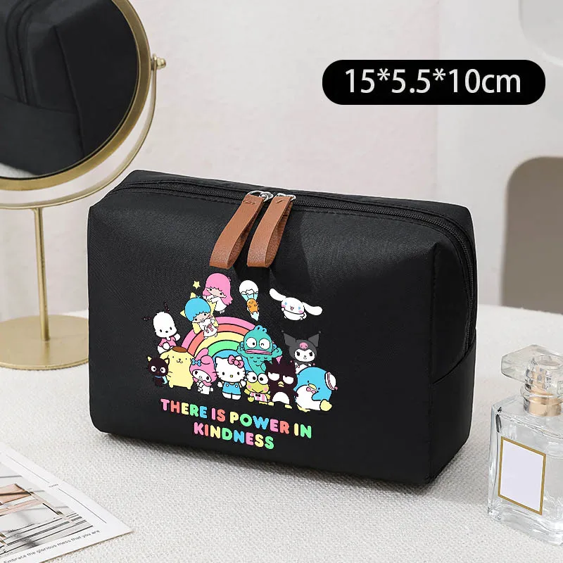 HelloKittys Zipper Cosmetic Bag Cute Makeup Bag for Women Travel Make Up Toiletry Bag Washing Women Lipstick Storage Pouch Gift