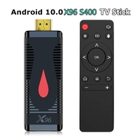 X96 S400 Mini TV Stick Android 10 Smart TV Box WiFi 4K H.265 HEVC Allwinner H313 Set Top Box Google Voice Media Player
