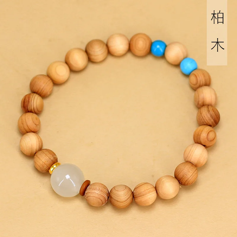Bai Mu DIY early-release bracelet, 0.8mm size, Chinese-style unisex prayer beads, decorative ornaments and collectible jewelry