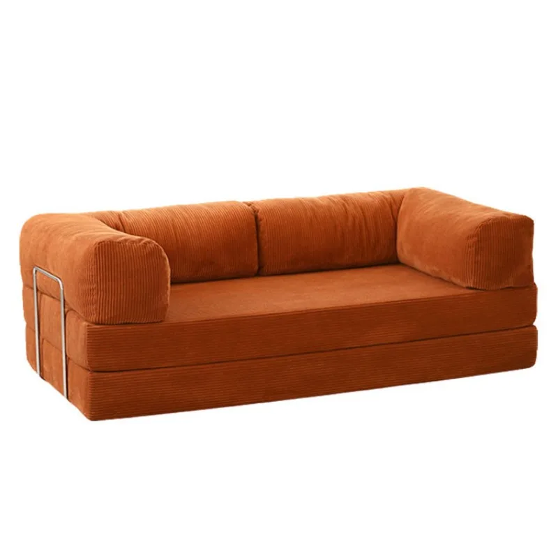 

Vintage Corduroy Maillard Wind Compression Sofa Cure Lazy Dual-purpose Sofa Bed