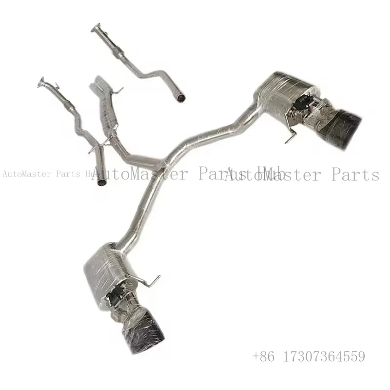 

Заводская цена, нержавеющая сталь, зеркальная полировка, толщина 1,5 мм, выхлопная труба для Audi C7 S6 S7 RS6 RS7 4.0T Catback с насадками