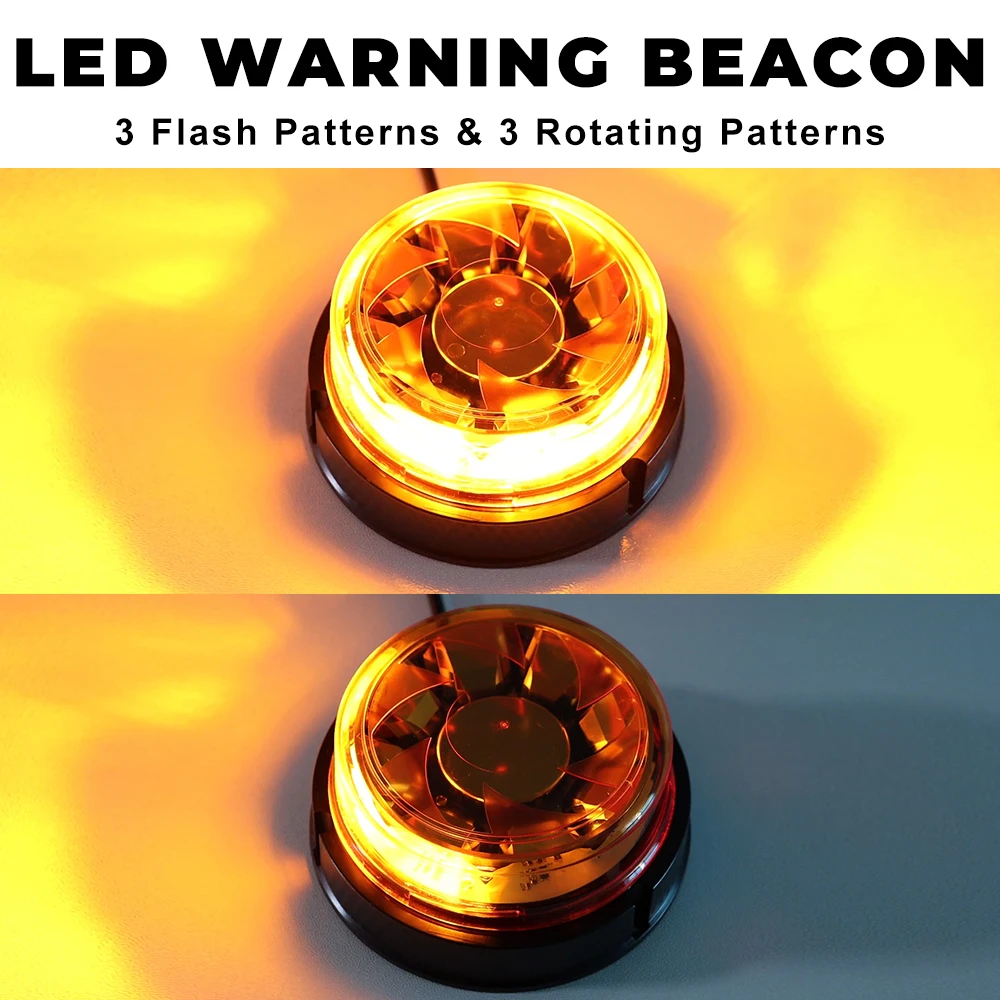 12V 24V Car LED Flashing Strobe Beacon Emergency Warning Light Lamp Police Multipurpose Led Tractor Traffice Indication Lights