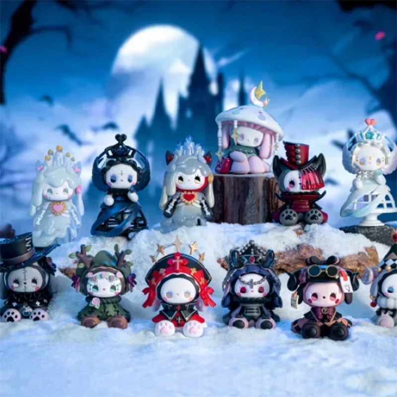 EMMA Secret Forest Frostveil Villa Series Blind Box Guess Bag Mystery Box Toys Doll Cute Anime Figure Desktop Ornaments Gift