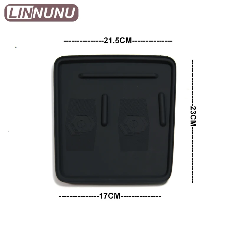 LINNUNU Central Control Wireless charging Pad For Geely Atlas II Starray Boyue L Silicone Non-slip Protect Mat Auto Accessories