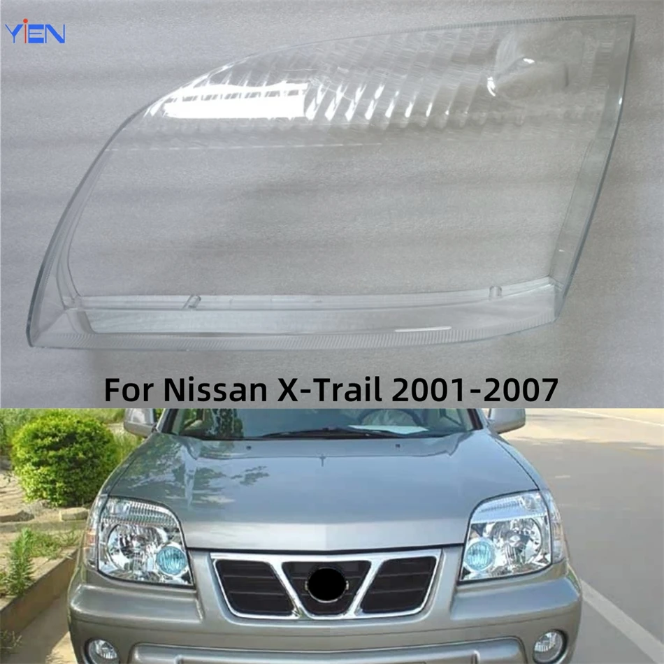 

Для Nissan X-Trail 2001-2007 аксессуары для транспортных средств, фары, стеклянные пластиковые изделия из ПК