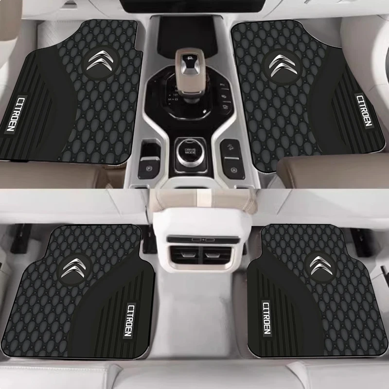 Tapis de sol de voiture chauds 2026, tapis de sol avant et arrière, coussin de sol en tapis pour Citroën C1 C2 C3 Vts C4 Saxo C4L C5 C6 C8 Xsara P