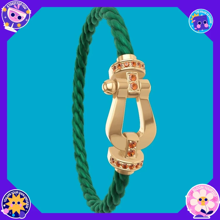 

LZJV 2026 New 925 Silver Multicolored Nylon Big Colorful Zircon Bracelet Female Daily Wear Party Gifts Luxurious Couple Jewelry