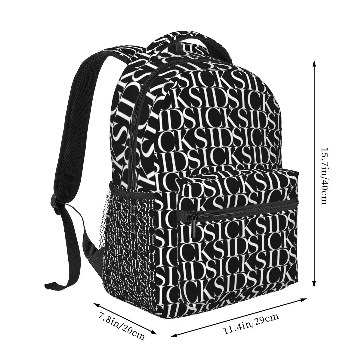 Playboi Carti Sicksid Backpack Student Boys Girls BookBag Children School Bag Computer Shoulder Bags for Men Women