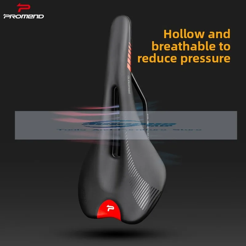 

PROMEND bicycle saddle hollow nylon fiber seat cushion leather foam vacuum bicycle saddle