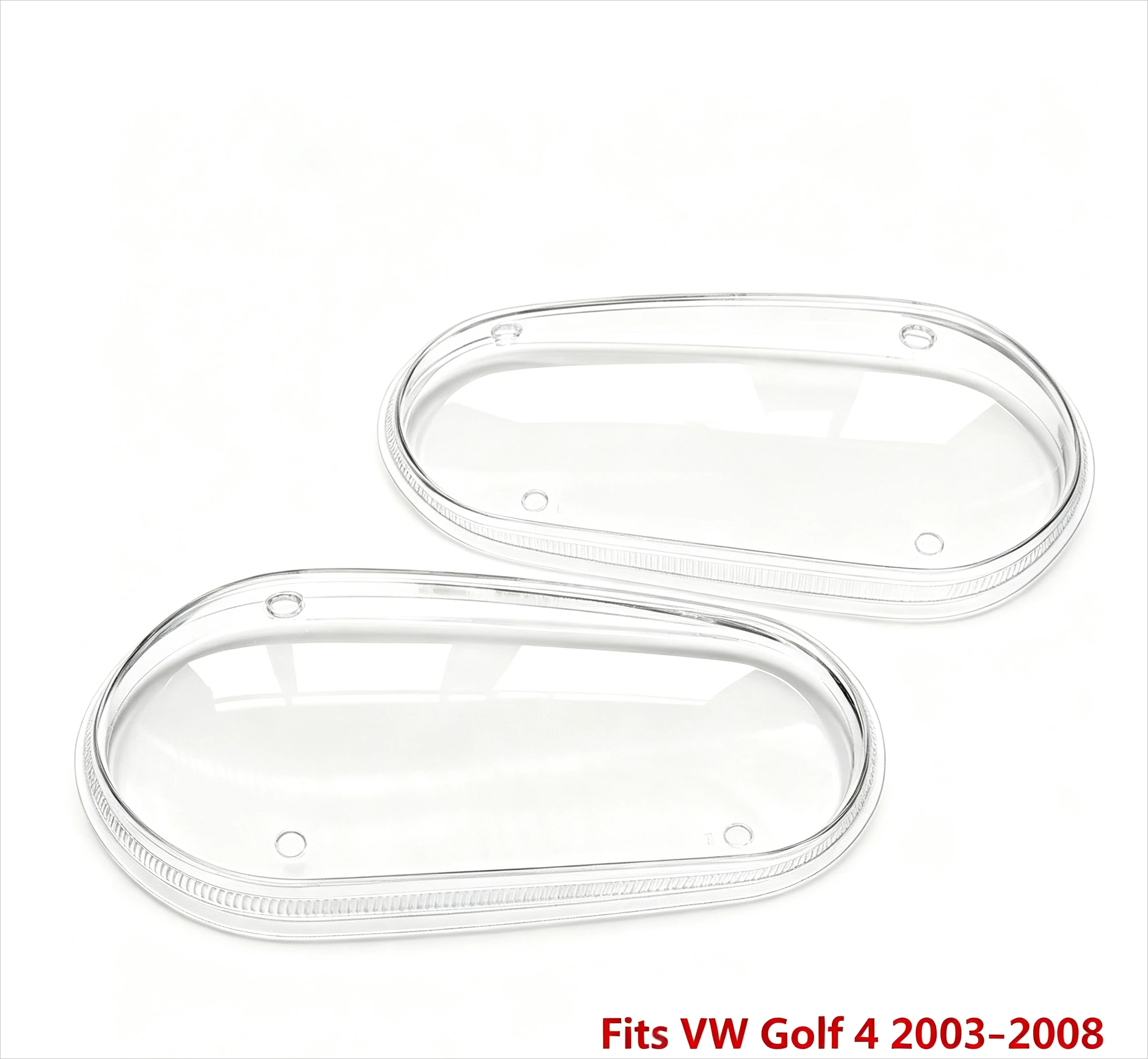 Moggic Headlight Lens Cover Compatible With Golf 4 Mk4 Hatchback Sedan Estate Variant Years 1997 To 2003 Left And