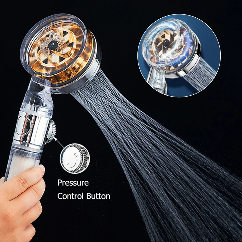 Propelle Pressurized Shower Head with Filter High Pressure Rainfall Spray Large Flow Shower Faucet Nozzle Bathroom Accessories