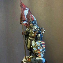 Infantaria Pesada Capitão Resina Figura, Kit Modelo De Montagem Em Miniaturas, Diorama Desmontado, Figurinhas Sem Pintar Brinquedos, Escala 1:24