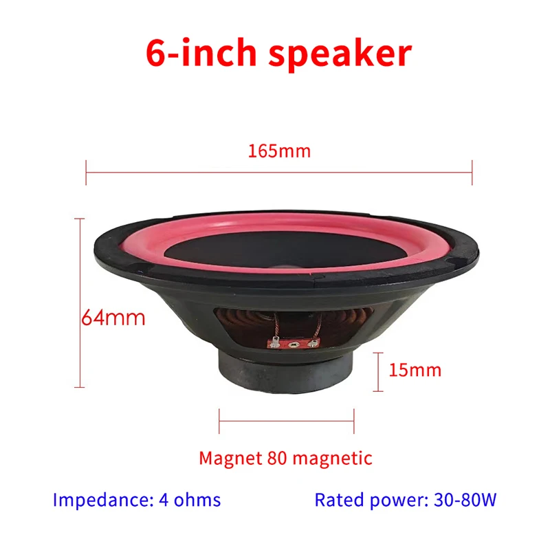 5/6/8/10 Inch Car Speakers HiFi Coaxial Subwoofer Music Full Range Frequency Car Stereo Speaker For Universal Car Home Audio view 6