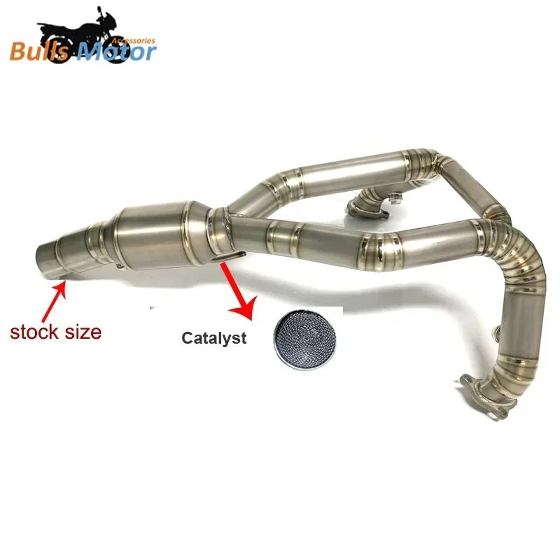 Scarico per R1250GS / RT / RS / R Performance De-cat Intestazioni R1250GS ADV Downpipe di scarico Collettore in titanio 2019+