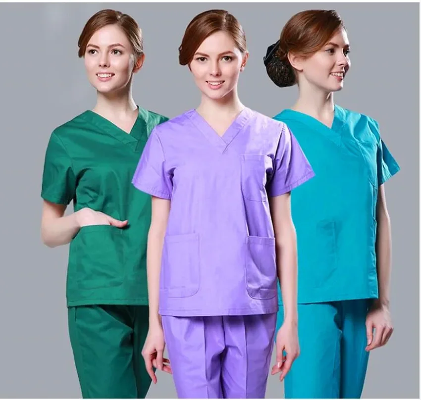 Ensembles d'uniformes médicaux de haute qualité pour femmes, vêtements de travail pour infirmières, uniformes de Spa, prix de gros, costumes médicaux pour femmes