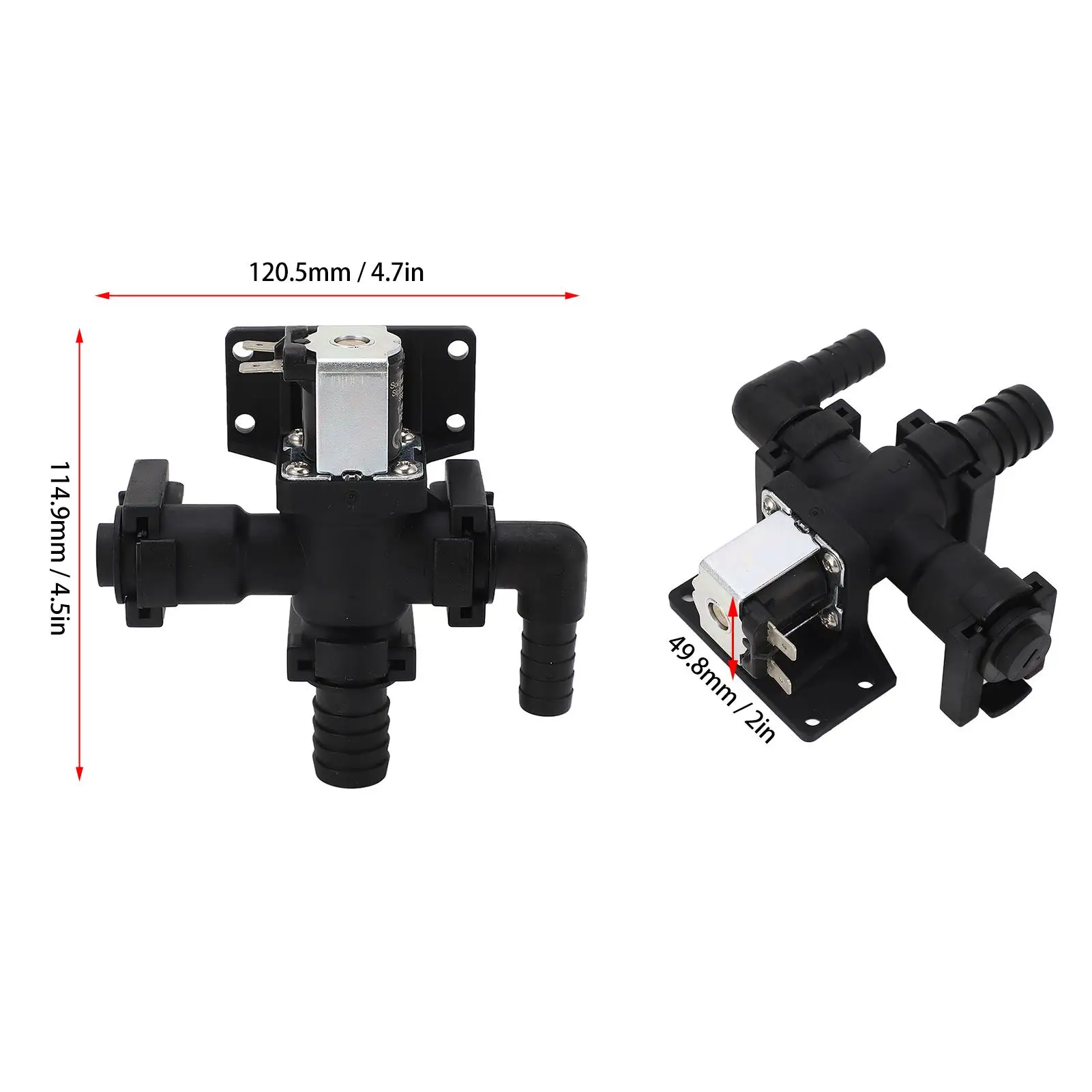 Solenoid Siphon Breaker 12V Prevent Backflow Yacht Toilet Solenoid Valve Replacement 9W 1 150PSI Pressure Spare Part for boat