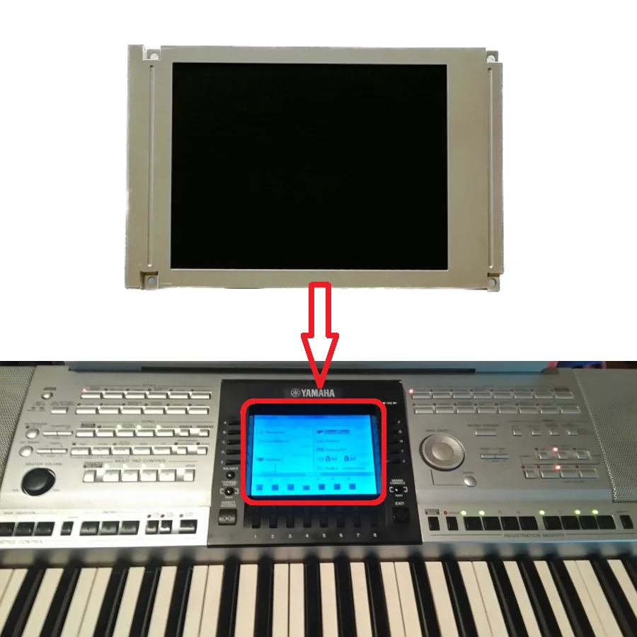 5.7 inch LCD Display For Yamaha PSR3000 PSR S900 PSR 3000 synthesizer digital mixing consoles Matrix Screen Repair