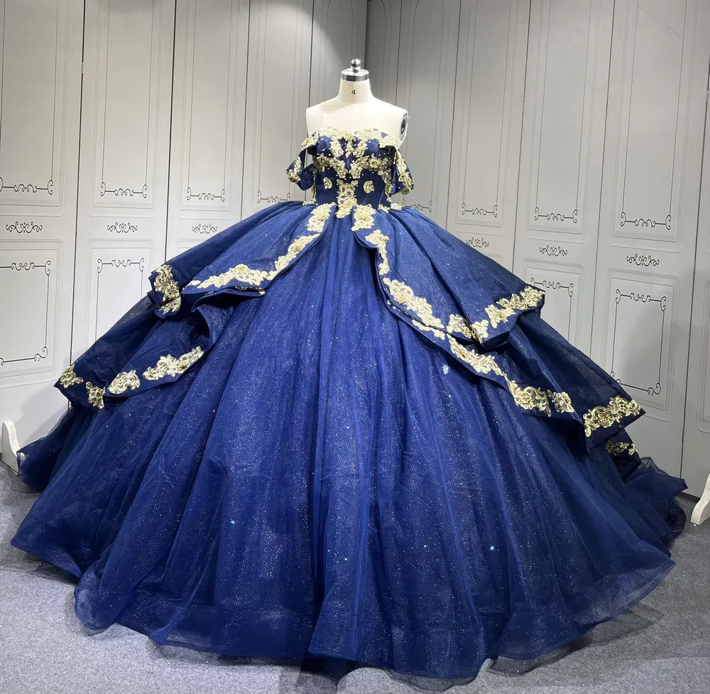 

Mumuleo Темно-синие платья Quinceanera Vestidos De 15 De Xv Aos Quince 2025 Бальные платья Quinceanera Vestidos Para 16 Aos