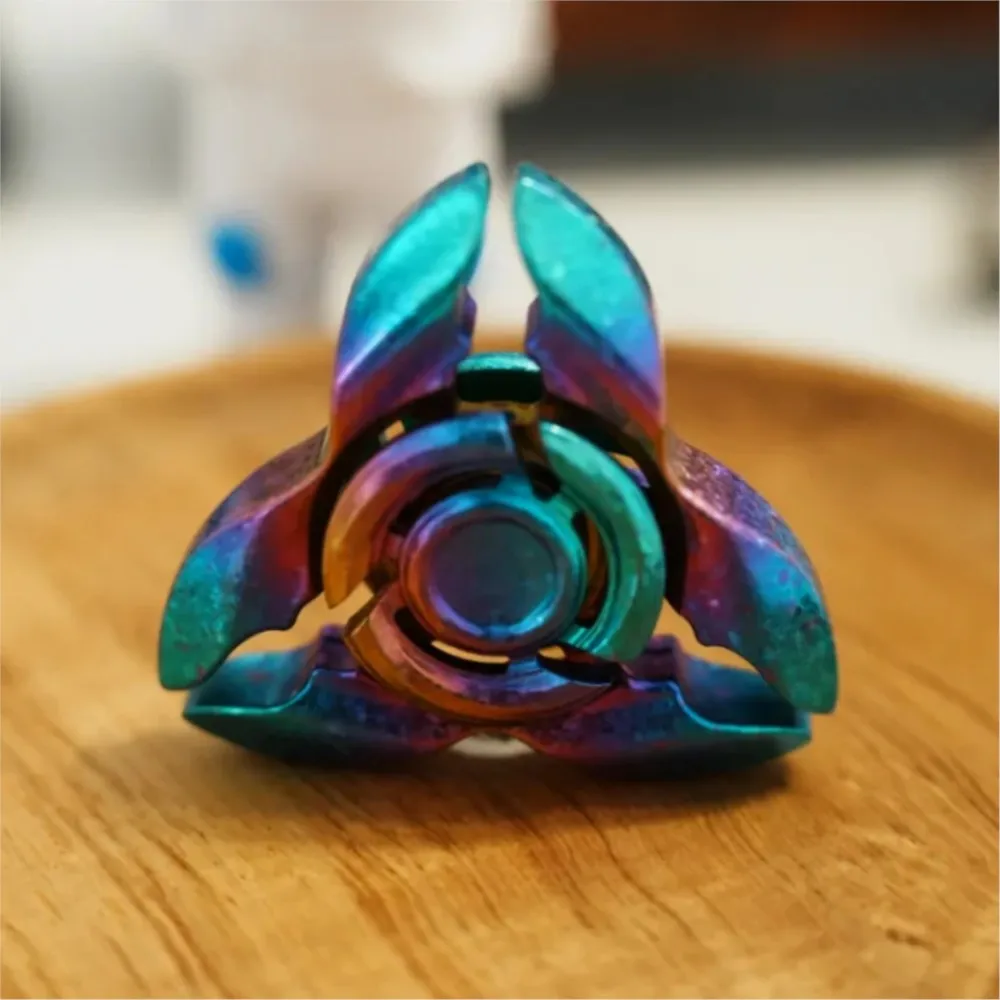 FatboyEDC serpent ailé Fidget Spinner soulagement du Stress jouet Fidget jouets pour adultes tempête titane trois lames Fidget Spinner