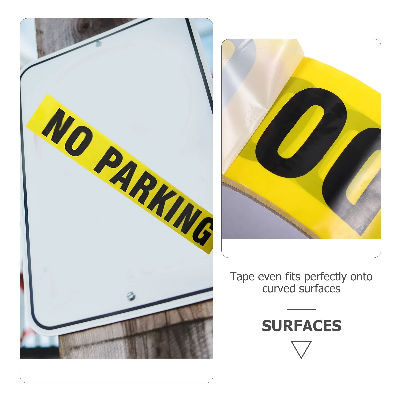 

1 Roll Marking Warning Safety Multi-Use Colored Paper Caution Adhesive Sign Barrier Floor Decals Outdoor Anti-Wear Sticker