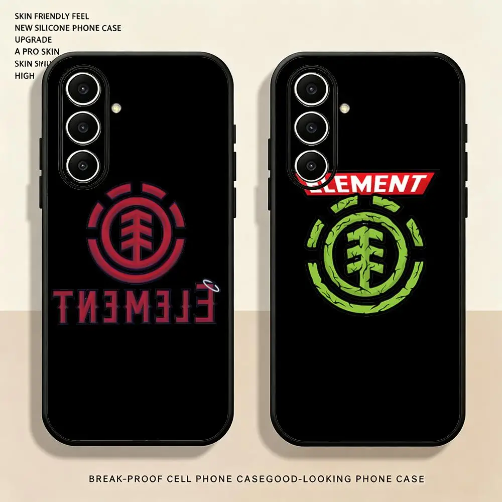 Чехол для телефона Brand E-EHlement Skateboard для Samsung Galaxy S26 S25 S24 S23 S22 S21 S20 Plus Ultra Note20, мягкий, черный