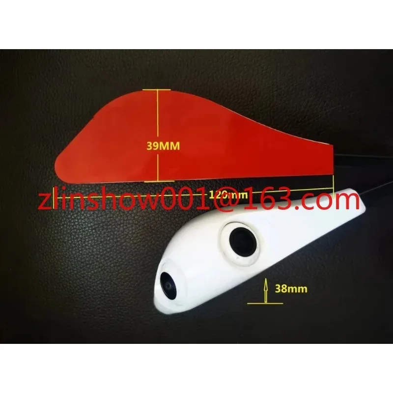 New Design Quality Easy Install No Drilling 2 in 1 Car Door Blind Spot Side View Camera With Sticker