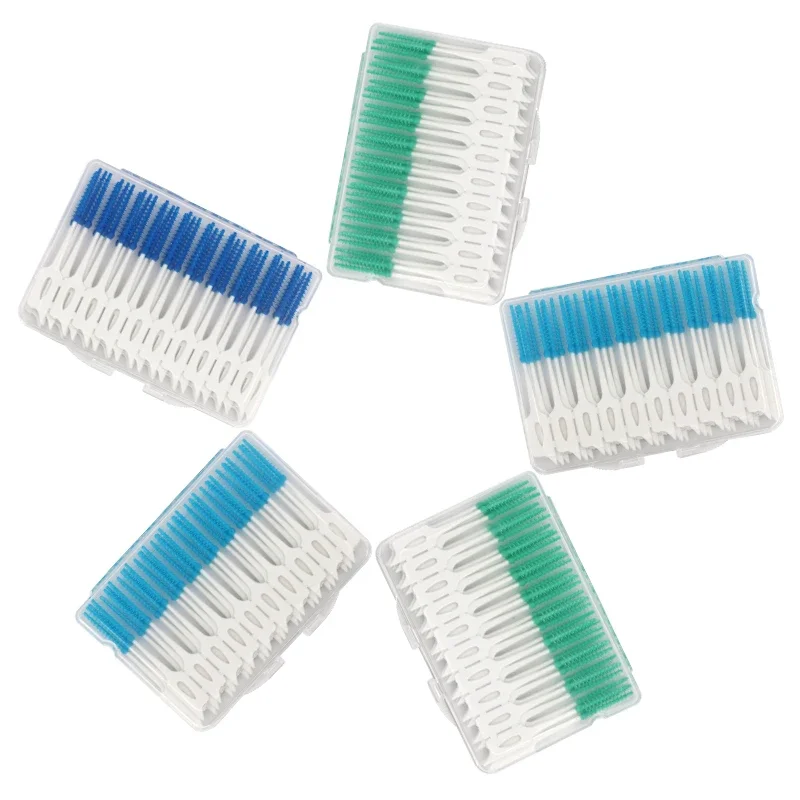 

40pcs/box Orthodontics Braces Interdental Brush Clean Between Teeth Toothbrush Dental Cleaning Oral Hygiene Care Tool