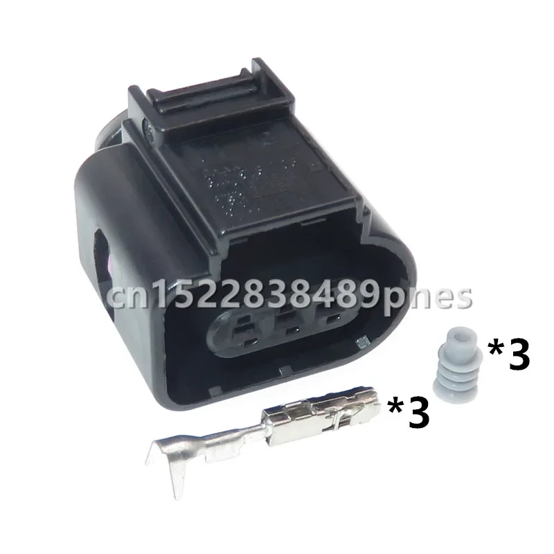Conector de Pressostato de Ar Condicionado de 3 Polos, Soquete do Sensor de Pressão de Entrada 8K0973703 8K0 973 703 para VW Audi