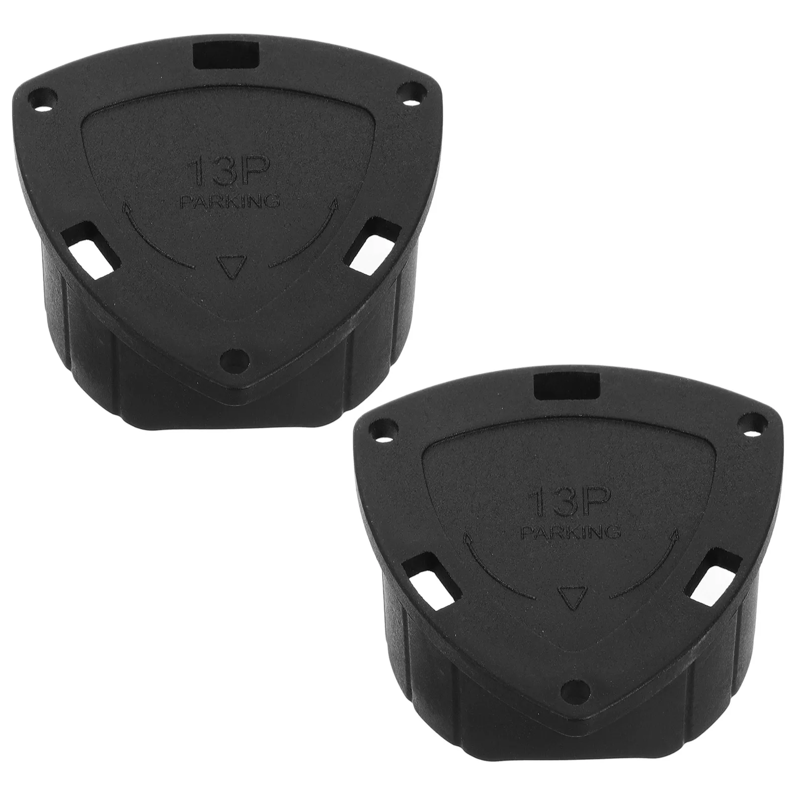 

2Pcs 13 Pin Trailer Connector Protective Cap Sturdy Plastic Dust Cover for Rv Trailer Plug Alignment Protection